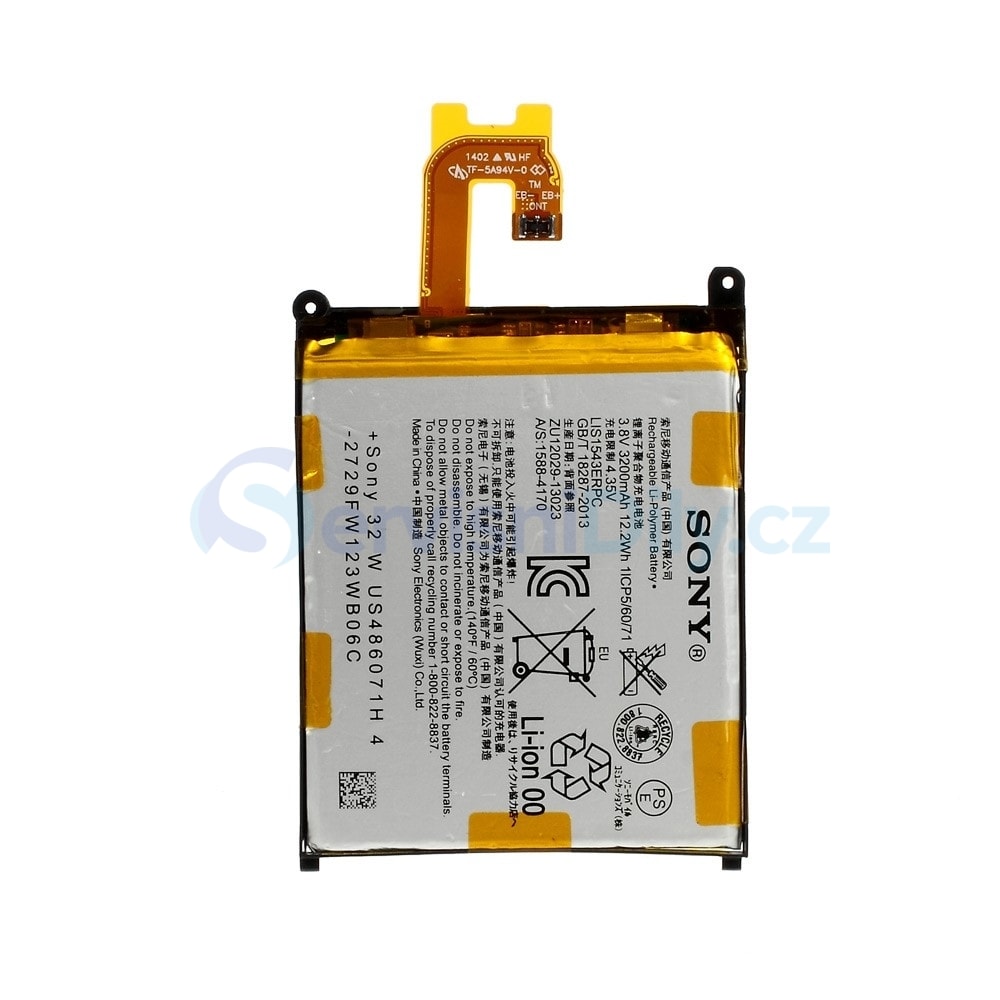 Sony Xperia Z2 Baterie LIS1543ERPC D6503 - Z2 - Xperia Z / XZ series, Sony,  Spare parts - Váš dodavatel dílu pro smartphony