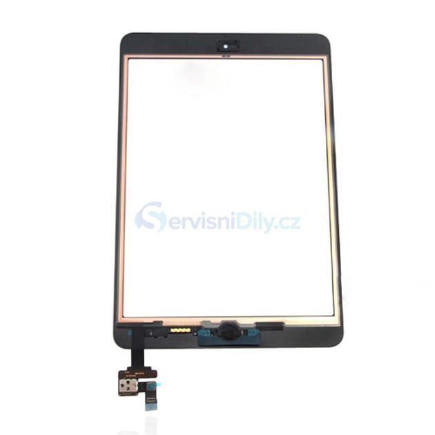 OEM Black Touch Glass Digitizer Screen Home Button W/ IC Connector iPad Mini 1 2 