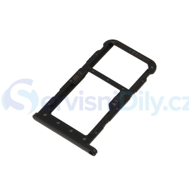 Huawei P20 Lite šuplík na SIM SD kartu tray černý - P20 Lite - P, Huawei,  Servisní díly - Váš dodavatel dílu pro smartphony
