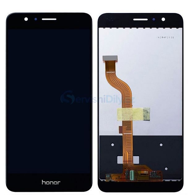 Honor 8 LCD displej černý dotykové sklo komplet přední panel - Honor 8 -  Řada 8, Honor, Servisní díly - Váš dodavatel dílu pro smartphony