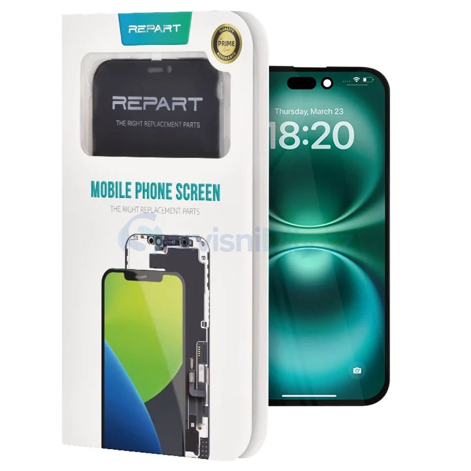 iPhone 16 LCD Display - REPART Soft OLED Replacement - Spare parts for ...