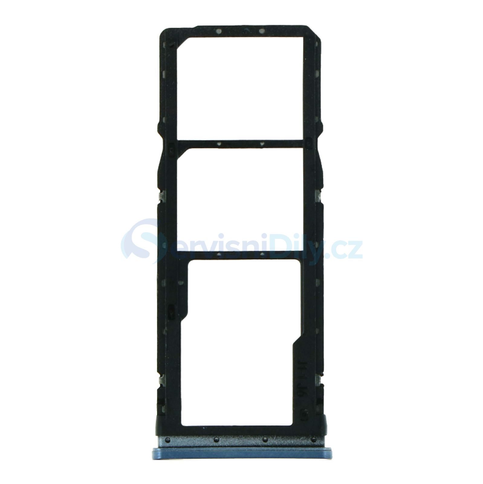 Porta Scheda Dual SIM e Carrello Memoria micro-SD per Xiaomi Redmi 9A, Parte di Ricambio Originale, Blu