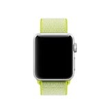 Apple Watch 42mm 44MM tkaný nylonový provlékací sportovní řemínek zelený