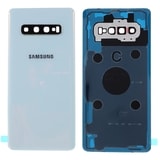 Samsung Galaxy S10 Plus zadní kryt baterie osázený včetně krytky fotoaparátu bílý G975