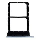 Honor X7a šuplík na DUAL SIM SD kartu stříbrný