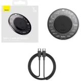 Bezdrátová nabíječka BASEUS Simple 2 15W Qi výkonná s rychlonabíjením černá