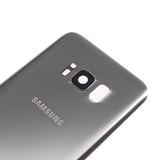 Samsung Galaxy S8 zadní kryt baterie osazený včetně krytky čočky fotoaparátu stříbrný G950F