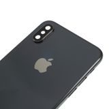 Apple iPhone XS zadní kryt baterie černý včetně středového rámečku telefonu šedý