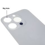 Zadní sklo pro Apple iPhone 14 Pro kryt baterie s větším otvorem na kameru (bílý)