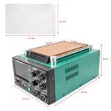 Horkovzdušná pájecí stanice YIHUA 853AAA-I 3v1 1240W