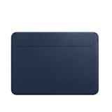 Kožený obal MacBook Pro 13" 2016/2017/2018/2019/2020/M1 tenké pouzdro WIWU modré