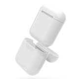 Apple Airpods ochranný kryt silikonový průhledný obal na beztrádová sluchátka transparentní