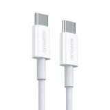 Nabíjecí kabel NORTHJO USB-C na USB-C port 2M bílý