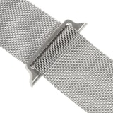 Apple Watch 42mm řemínek kovový Milanese Loop Milánský tah stříbrný