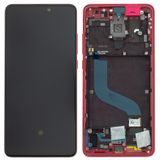 Xiaomi Mi 9T LCD displej dotykové sklo včetně rámečku (Service Pack) Red