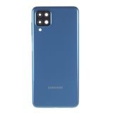 Samsung Galaxy A12 zadní kryt baterie modrý včetně krytky čočky fotoaparátu A125F