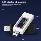 KEWEISI KWS-V30 USB tester napätia, prúdu a kapacity s IPS displejom