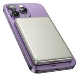 Powerbanka HOCO Q26 5000 mAh, 20 W PD, MagSafe, bezdrátové nabíjení, oranžová