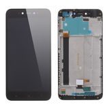 Xiaomi Redmi Note 5A Prime LCD dotykové sklo černé komplet přední panel včetně rámečku