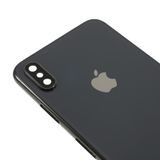 Zadní kryt baterie Apple iPhone XS MAX černý včetně středového rámečku