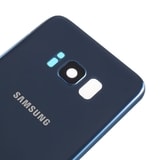 Samsung Galaxy S8 zadní kryt baterie osazený včetně krytky čočky fotoaparátu modrý G950F