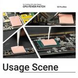 2UUL SC09 – 50 pcs of insulating and thermally conductive pads for PCB, BGA, and CPU chip repairs in mobile phones