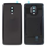 OnePlus 6T Rear Battery Cover with Camera Lens Glass Matte Black