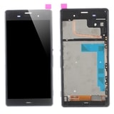 Sony Xperia Z3 LCD displej včetně rámečku komplet černý D6603