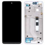 Motorola Moto G 5G LCD touch screen digitizer with frame - silver