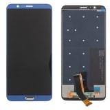 Honor V10 / View 10 LCD displej dotykové sklo komplet přední panel modrý
