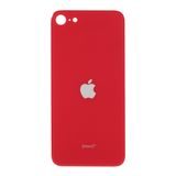 Apple iPhone SE 2. generace zadní skleněný kryt baterie červený se zvětšeným otvorem na zadní fotoaparát