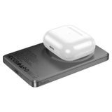 Powerbanka HOCO Q26 5000 mAh, 20 W PD, MagSafe, bezdrôtové nabíjanie, sivá