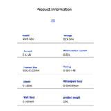 KEWEISI KWS-V30 USB tester napätia, prúdu a kapacity s IPS displejom