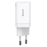 Nabíjecí adaptér USB-C a USB Baseus 30W 2 porty