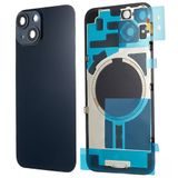 Rear Battery Cover for iPhone 14 with Camera Lens Cover (Black)