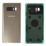 Samsung Galaxy Note 8 Zadní kryt baterie zlatý včetně osázení krytky fotoaparátu N950