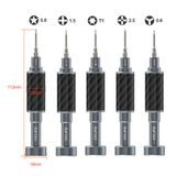 RELIFE RL-729A 5-Piece Magnetic Screwdriver Set CARBON – Repair Tools