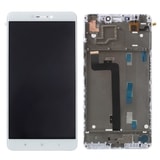 Xiaomi Mi Max LCD displej dotykové sklo bílé + střední kryt rámeček