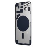 White Rear Battery Cover for iPhone 14 with Camera Lens Cover