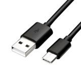 USB-A to USB-C Cable 1.5m Black