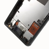 Sony Xperia Z3 Compact LCD displej včetně středního rámečku telefonu D5803 černá
