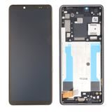 Sony Xperia 10 III LCD Display Touch Glass OEM (Including Frame) Black