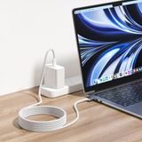 MagSafe 3 Charging Cable for MacBook – 2 m, 140W, USB-C to Magnetic Connector, Braided (Gray)