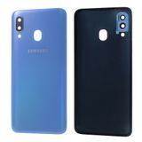 Samsung Galaxy A40 zadní kryt baterie včetně krytky čočky fotoaparátu modrý A405