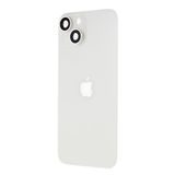 White Rear Battery Cover for iPhone 14 with Camera Lens Cover