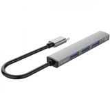 Orico AH-A13 USB-C Hub – 1× USB-A 3.0 • 3× USB-A 2.0, Grey