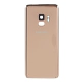 Samsung Galaxy S9 zadní kryt baterie osazený včetně krytky čočky fotoaparátu zlatý G960