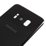 Samsung Galaxy S8 zadní kryt baterie osazený včetně krytky čočky fotoaparátu černý G950F