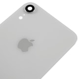 Apple iPhone XR zadní kryt baterie včetně krytky čočky fotoaparátu bílý