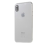 Apple iPhone X zadní kryt baterie bílý včetně středového rámečku stříbrný
